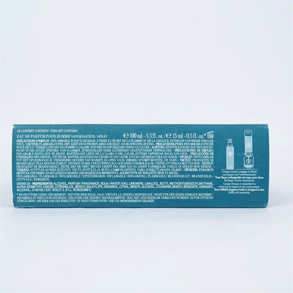 Nước hoa Giorgio Armani Acqua Di Gio Profondo set 2 no seal 100ml-15ml (PN) KG+