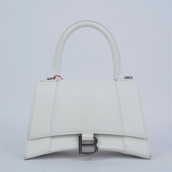 Túi Balenciaga Hourglass trắng (593546-9000-T-1317) sz23 (BQ) KG+