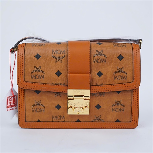 Túi MCM Tracy nâu sz22 KG+