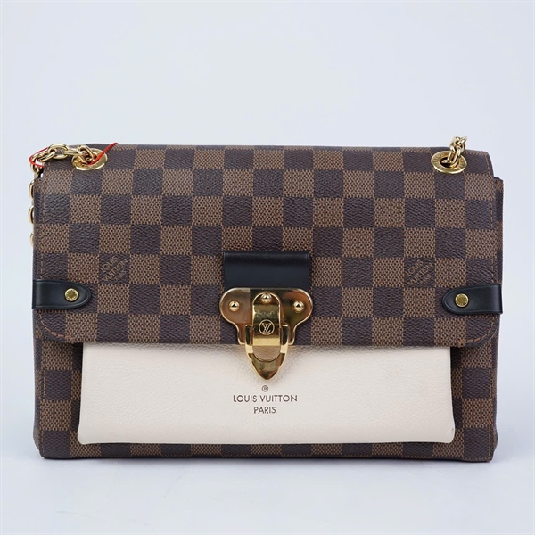 Túi LV Vavin ô vuông nâu phối trắng sz25 (BQ) KG+
