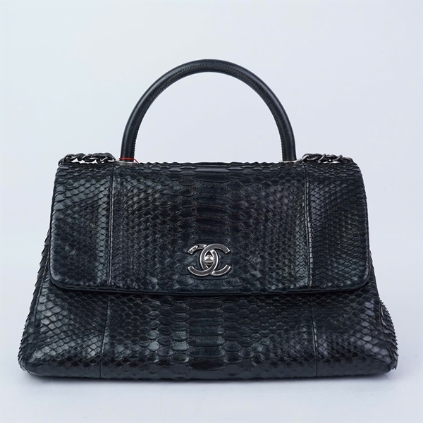 Túi Chanel Coco đen da trăn (22315818) sz32 (BQ) KG+