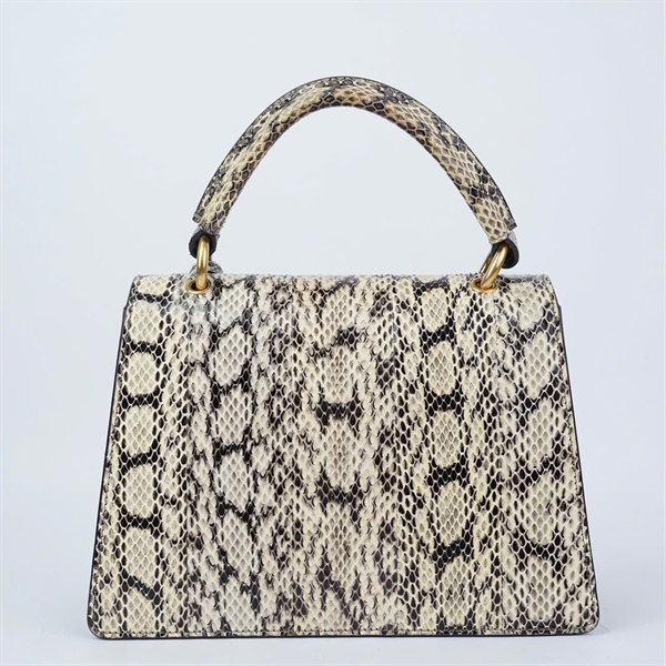 Túi GG da trăn khóa con ong (476541-585795) sz25 (BQ) KG+