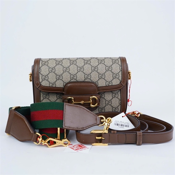 Túi GG 1955 xám 2 strap (658574-213317) sz20 (BQ) KG+