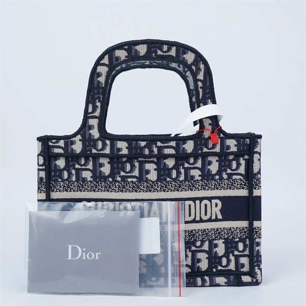 Túi Dior Tote xanh (50-MA-1220) sz22 (A-T) KG+