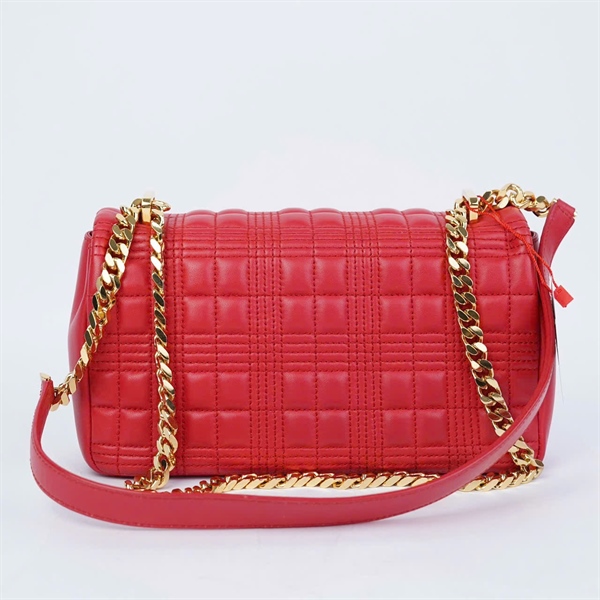 Túi Burberry Lola đỏ sz23 KG+