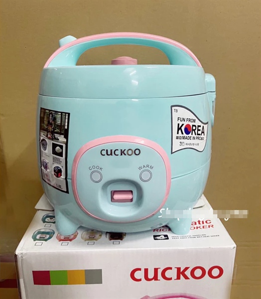 Nồi cơm điện nắp liềno 1.8 lít Cucko kèm xửng hấp GK-182