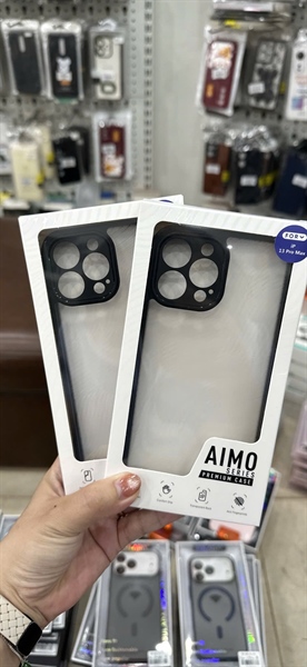 Ốp iPhone 13 Pro Max 6.7 AIMO nhám vân
