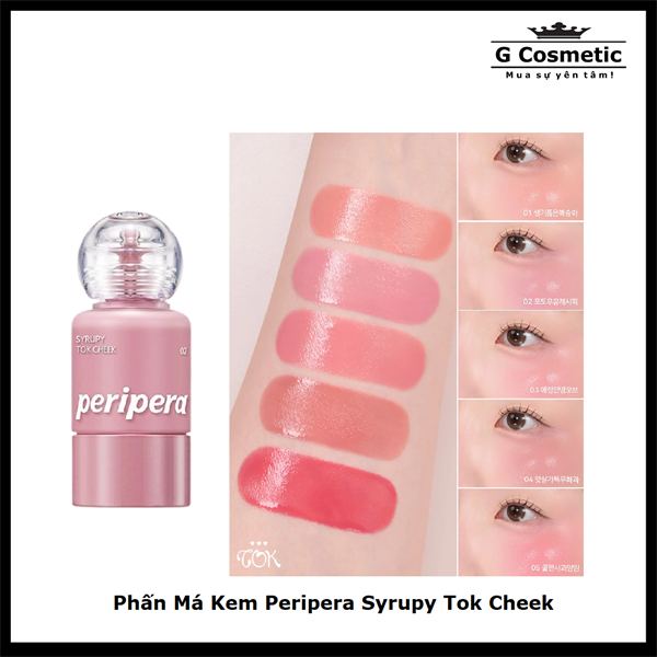 Phấn má dạng kem Peripera 03