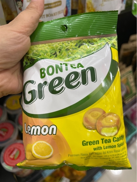 Kẹo Bontea Greentea Lemon 155g