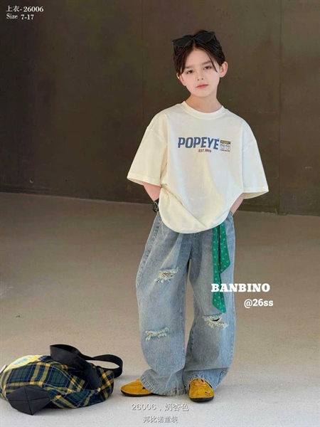 33332-Áo thun banbino kem Popeye