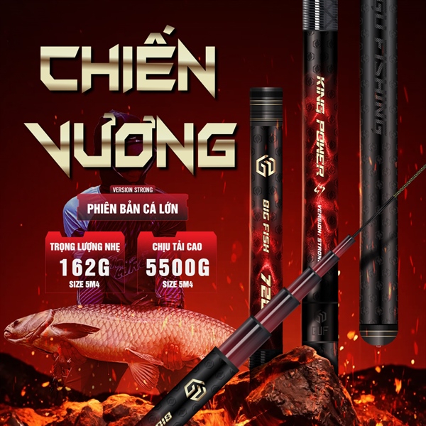 Cần Tay GUF Chiến Vương Săn Hàng