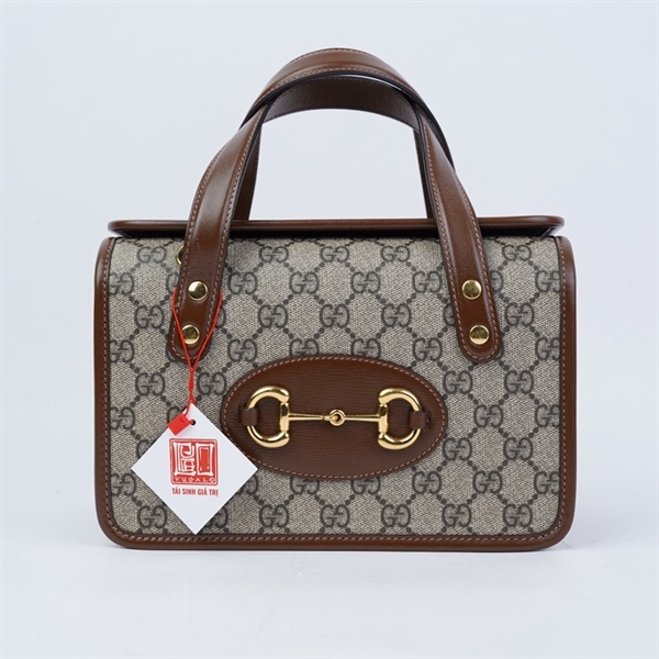 Túi GG Horsebit 1955 xám (645453-486628) sz23 (HT) +