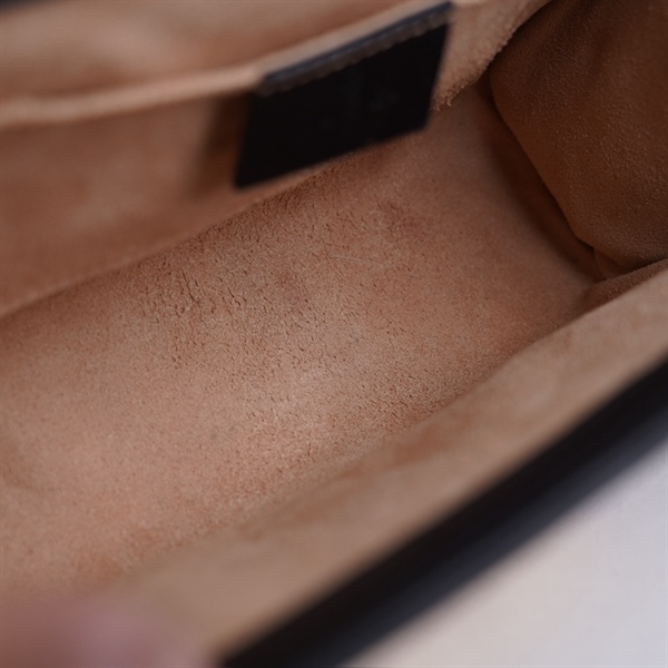 Túi GG Padlock xám kèm 2 chìa (409487-525040) sz20 +