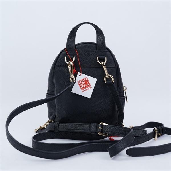 Balo Michael Kors đen 2 strap sz18x7x21 KG+