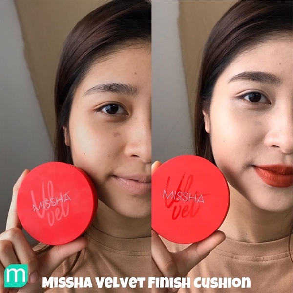 DATE 27- Phấn Nước Mỏng Mịn, Che Phủ Tốt, Lâu Trôi Missha Velvet Finish Cushion SPF50+ PA+++