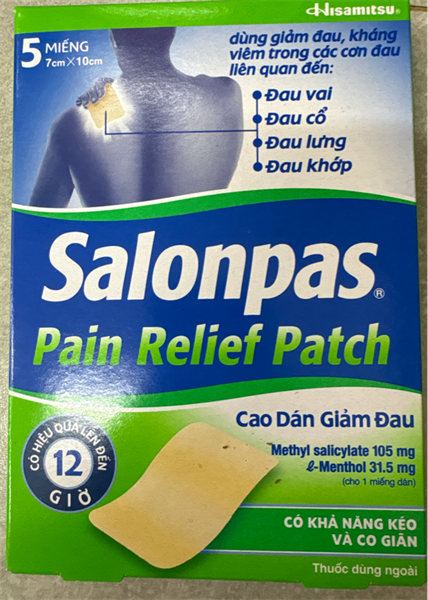 Salonpas pain relief patch 5M