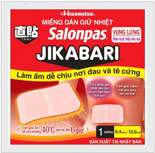 Dán Giữ nhiệt Salonpas JIKABARI