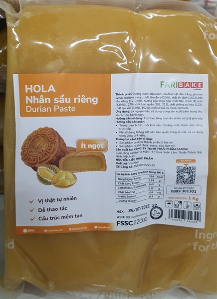 Nhân sầu riêng Hola 1Kg