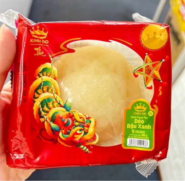 Bánh Trung Thu Kinh Đô dẻo đậu xanh 180g