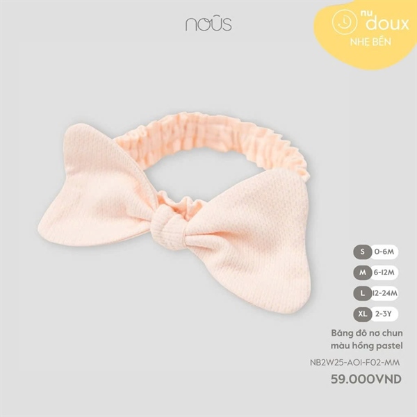 2500 - S/XL Băng đô nơ chun