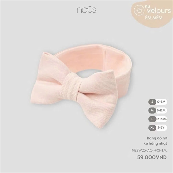 2500 - S/XL Băng đô nơ chun