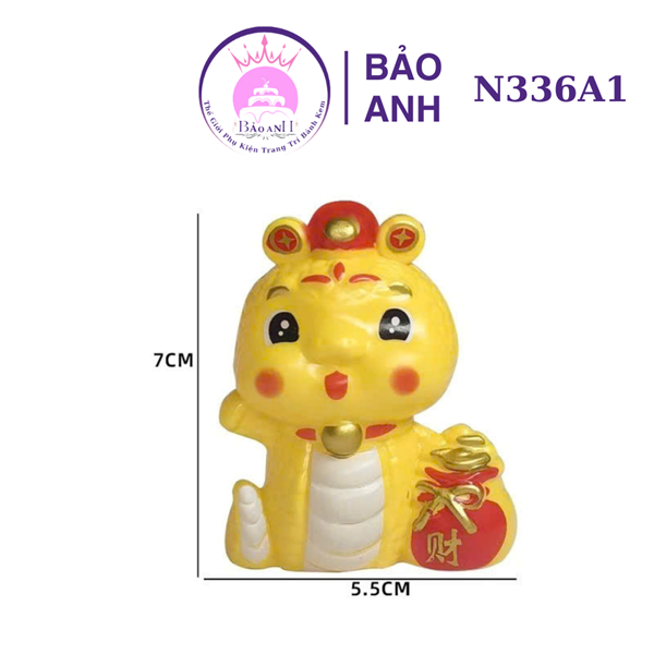 Bé Rắn Cầm Hũ Tiền