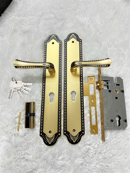 KHÓA HỢP KIM CỬA ĐẠI KCH032 - DSF- DÀI 39 CM