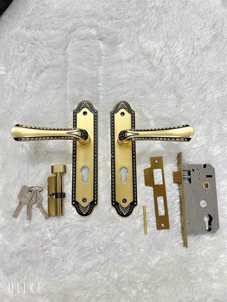 KHÓA HỢP KIM CỬA THÔNG PHÒNG KCH022 - DSF- DÀI 24 CM