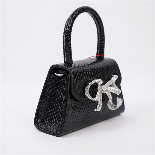 Túi Self-Portrait đen đính nơ sz14 +