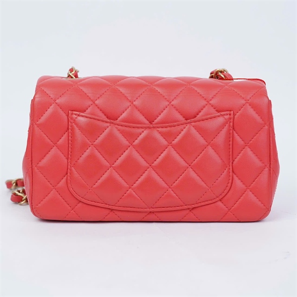 Túi Chanel Mini 8 đỏ (27638848) sz19 (BMC) KG+