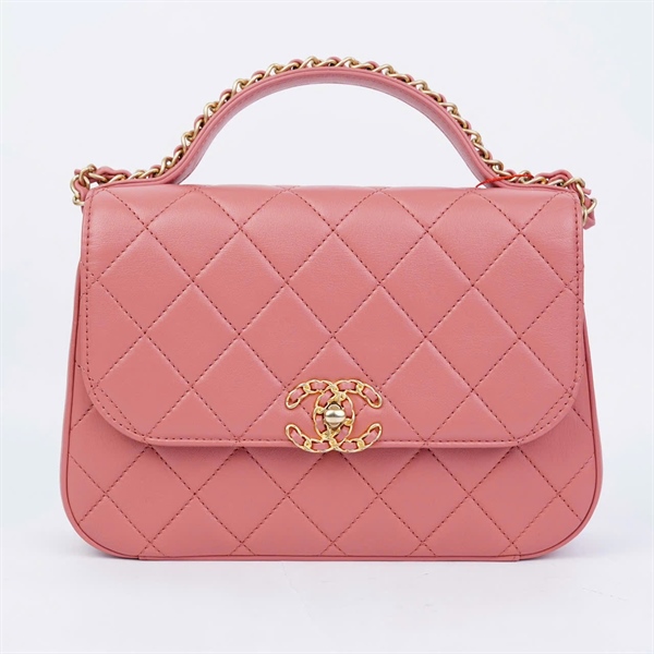 Túi Chanel Infinity hồng đậm (28623677) sz23 +