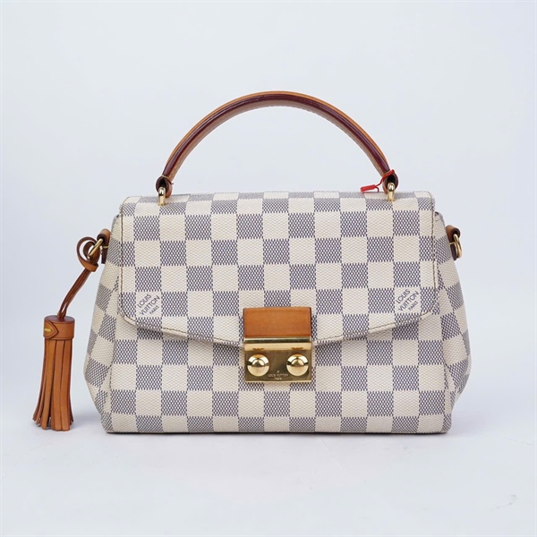 Túi LV Croisette ô vuông trắng (TR2156) sz23 (BMC) KG+