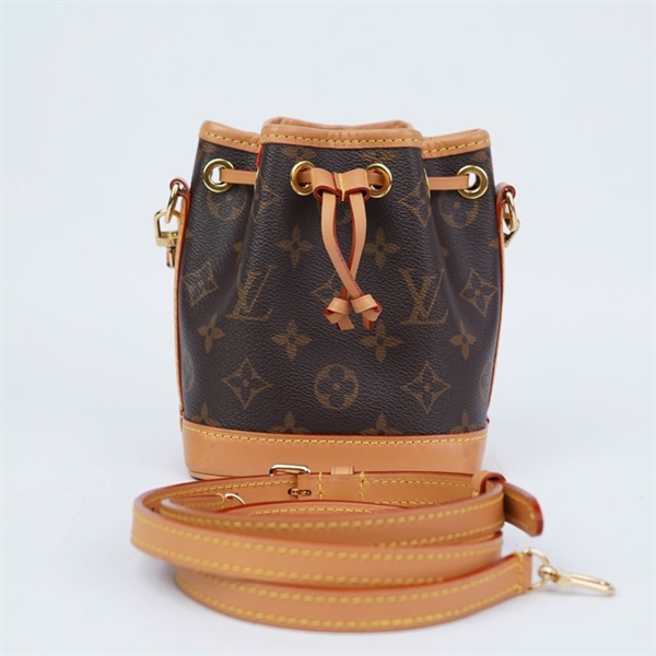 Túi LV Nóe hoa nâu 2strap sz12 +