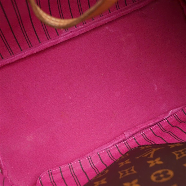 Túi LV Neverfull hoa nâu kèm ví sz32-41 (BMC) KG+