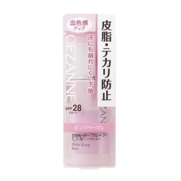 Cezanne UV Anti-Sebum Basement Pink Beige SPF28 PA++, 30ml