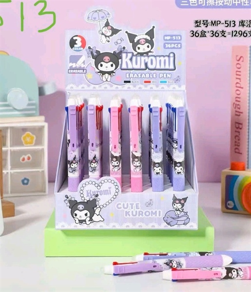 Bút bi 3 màu Kuromi