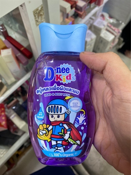 Sữa Dnee organic tắm gội tím 200ml