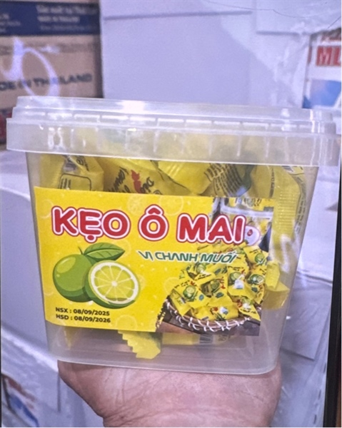 Hủ kẹo Ô Mai vị chanh muối