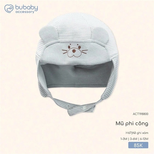 CT1988 - 3M/12M Mũ phi công Bubaby
