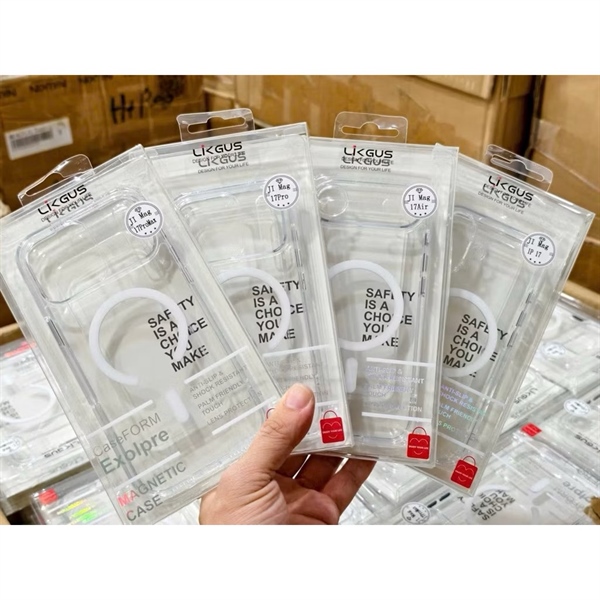 Ốp Likgus Trong Suốt Magsafe - 17/18Promax