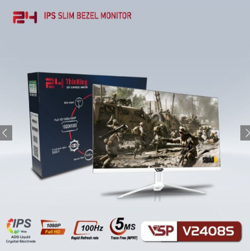 Màn hình VSP V2408S trắng 24 inch 100hz new