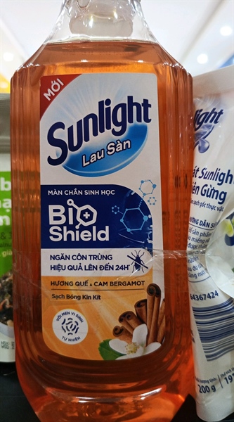 SUNLIGHT NLS BIOSHIELD Quế & Cam Bergamot 1kg/12 chai