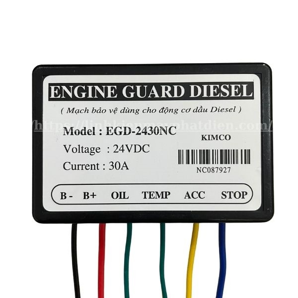 Bo mạch bảo vệ Bảo vệ động cơ NC24V/30A - Engineguard Diesel