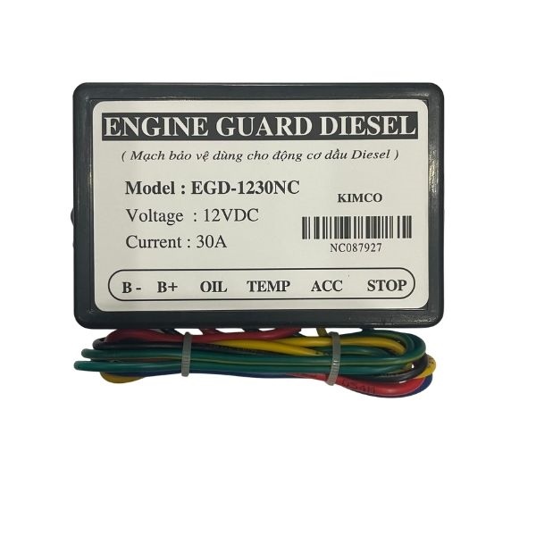 Mạch bảo vệ Bảo vệ động cơ NC12V/30A - Engineguard Diesel