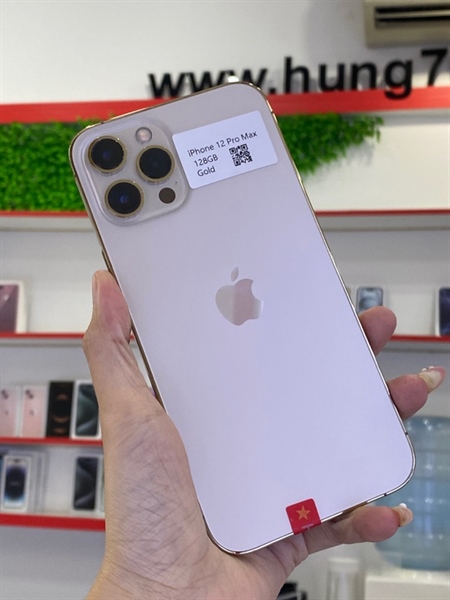 Iphone 12promax 128gb vàng gold 99%
