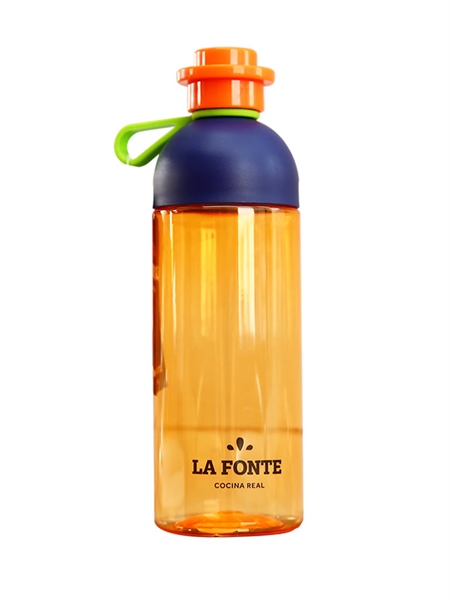 Bình nước uống thể thao La Fonte 600ml màu cam - 886204