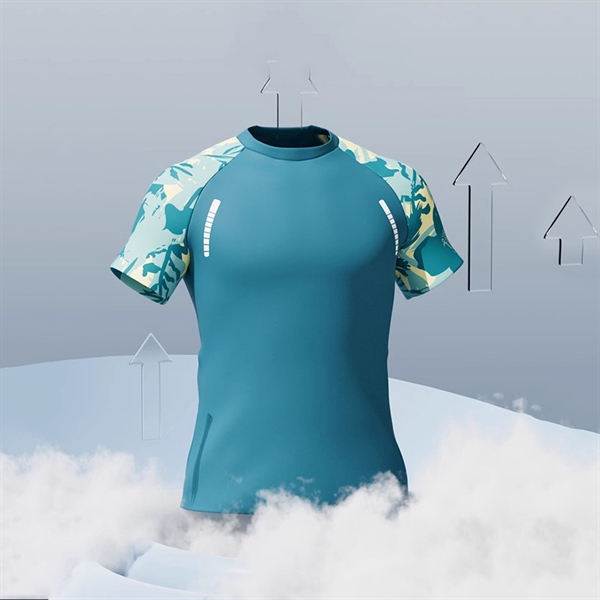 Áo bơi 14043Y - màu xanh huỳnh quang - Size 4XL