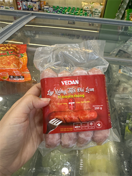 Lạp xưởng tươi Đài Loan vị truyền thống 200g Vedan