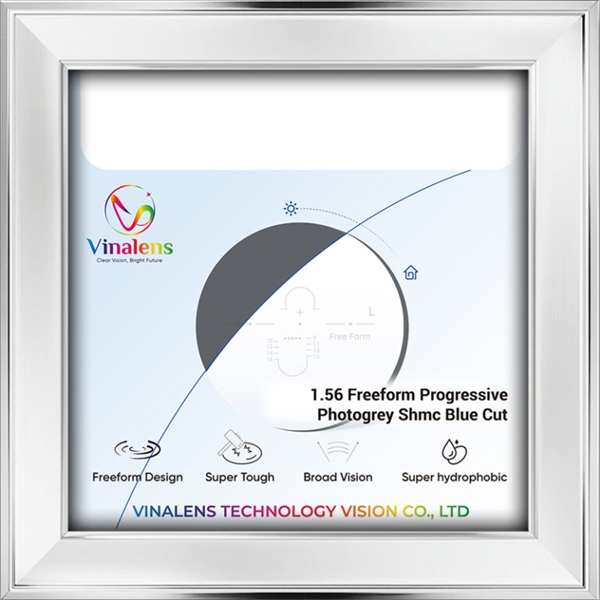 Tròng kính Đa Tròng Đổi Màu Khói/ Trà Vinalens