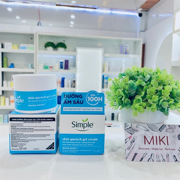 [NK] Kem dưỡng ẩm Simple WaterBoost dạng gel cấp nước giữ ẩm đến 100 giờ(50ml)